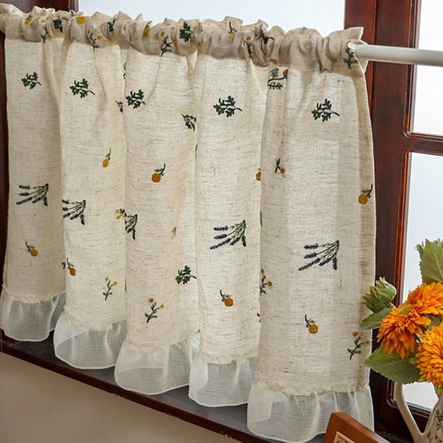 Rustic linen embroidered - rustic,