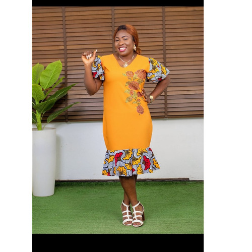 Women african kanga - african, dress