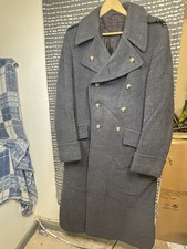 Vintage Royal Airforce RAF Officers Heavy Greatcoat Post WW2 1950s