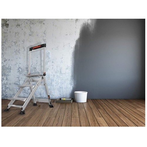 Aluminum step ladder with - 3-step,