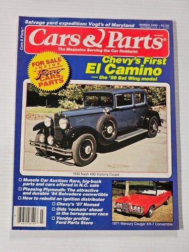 Cars parts magazine - cars, 1990