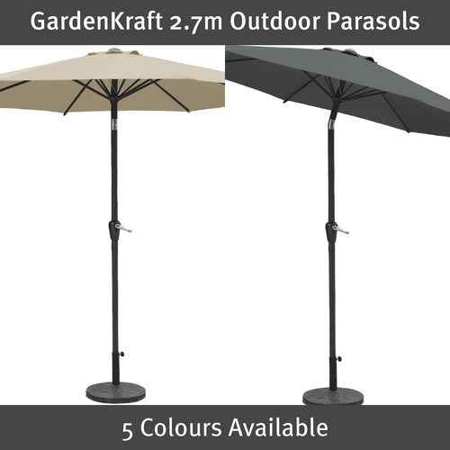 Gardenkraft garden parasols - garden,