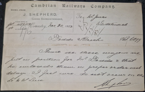 Cambrian railways company - cambrian,