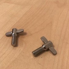 SMALL WING NUT SCREWS 6mm X 2
