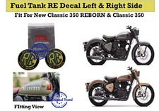 Royal Enfield "RE Decals Fit For All New Classic 350 REBORN & Classic 350