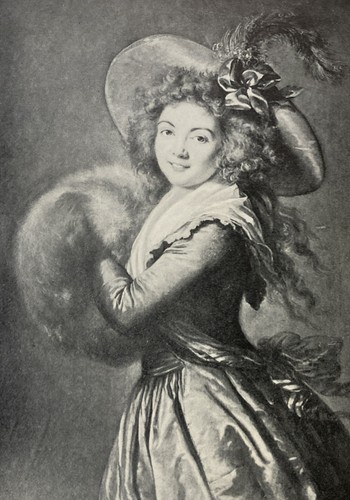Girl with the muff - with,