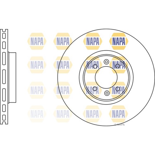 Brake discs vented - 2x,
