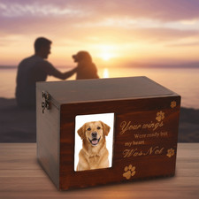 with Photo Frame Pet Bone Ash