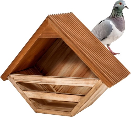 Wooden dove nesting box for - nesting,