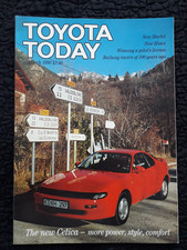 1990 TOYOTA TODAY MAGAZINE VOL 9 No 1 NORTH EASTERN RAILWAY, HIACE,CELICA GT