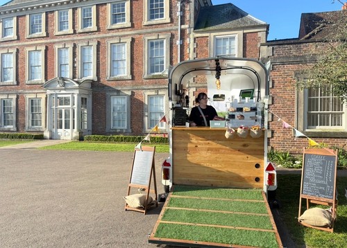 Coffee trailer horse - trailer,