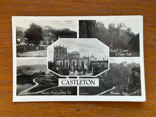 Vintage castleton postcard - castleton,