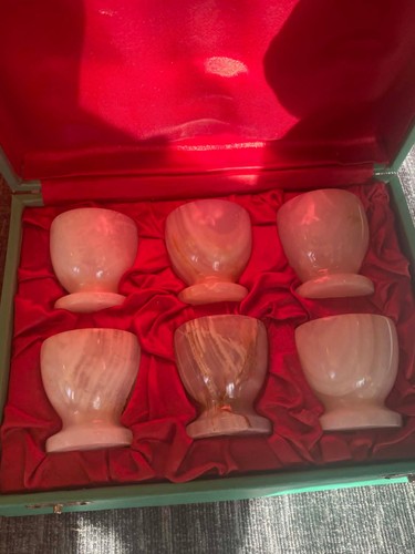 Vintage set onyx marble - set,