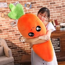 Long carrot plush - long,