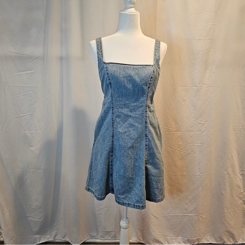 Hollister denim square - denim, square-neck