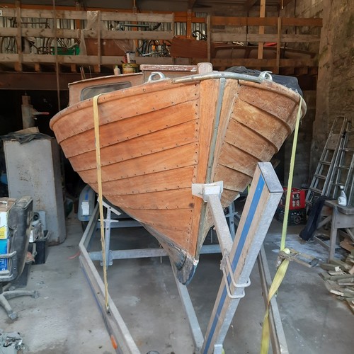 Wooden clinker boat glennestad - wooden,