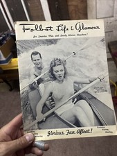 vintage FOLBOT LIFE & GLAMOUR 1951 Paddling Sailing  Catalog With Inserts