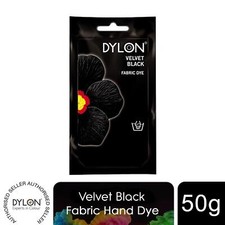 Dylon Hand Fabric Dye Sachet, Intense Black, 1pk of 50g