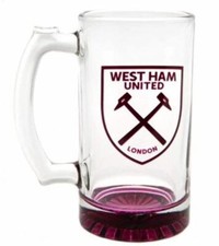 WEST HAM PINT GLASS TANKARD