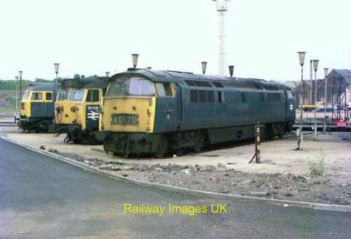 Railway photo three type 4s - type,