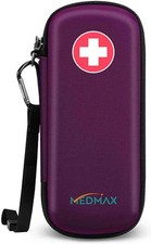 MEDMAX Epipen Medical Carrying Case, Hard Shell EVAHolds 2 EpiPens, Inhaler