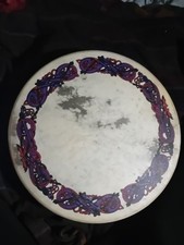 Irish 18inch BODHRAN Drum Waltons Mark. Red and purple Interlaced Dragon Pattern