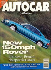 AUTOCAR MAGAZINE 07-OCT-92 -