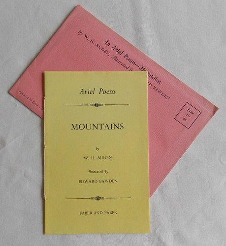 Ariel poem mountains - ariel, auden
