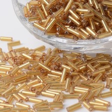 50g 6mm Glass Seed Bugle Beads