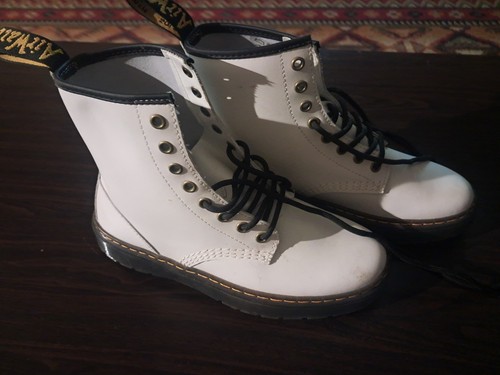 Martens 1460 white leather - 1460,