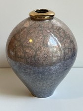 Studio Pottery vase Very fine work painted mark - Italian ? Fantoni era - superb