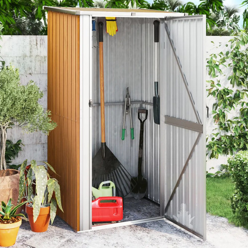Garden shed brown - shed,