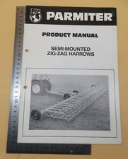 PJP Parmiter Product Manual Semi-Mounted Zig-Zag Harrows Paperback 1985