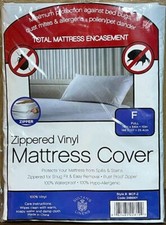 Sultan's Linens Zippered Waterproof Vinyl Mattress Cover Full