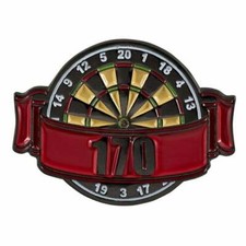 Darts 170 Pin Badge Round
