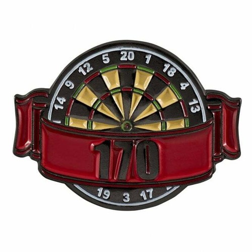 Darts 170 pin badge round - darts,