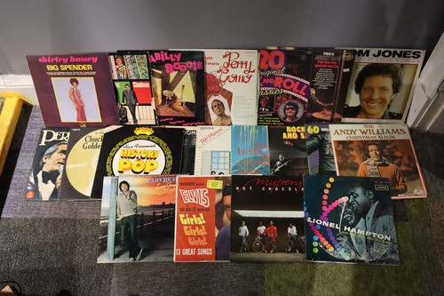 Job lot vinyl records - lot,