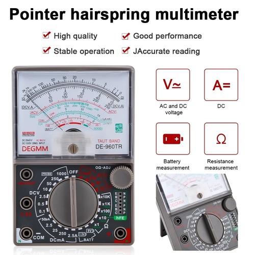 960tr analogue meter - de-960tr,