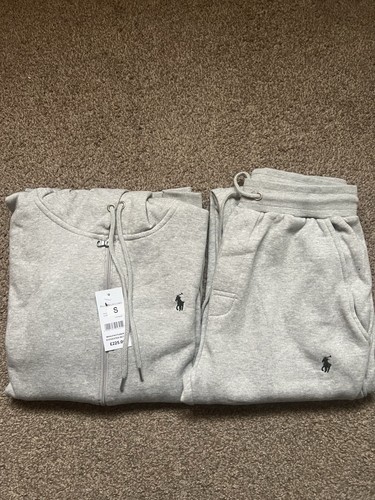 Grey ralph lauren tracksuit