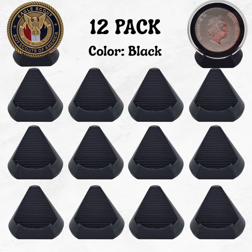 Coin display stand holder - (12),