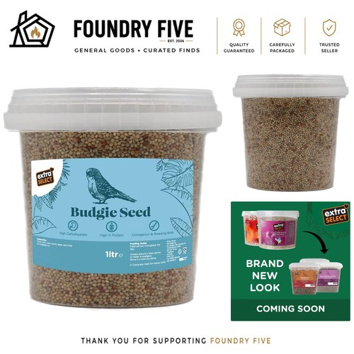 Budgie food seed mix tub - budgie,