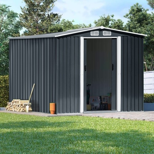 8x8 peak roof - 8x8, steel