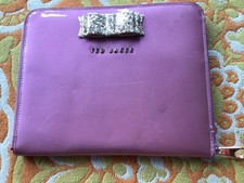 Ted Baker rigid iPad case with glitter bow