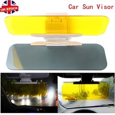 Car Sun Visor Shade Extender Clip on Day and night anti-glare mirror UK