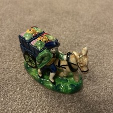 Vintage Japanese Mule Cart Man