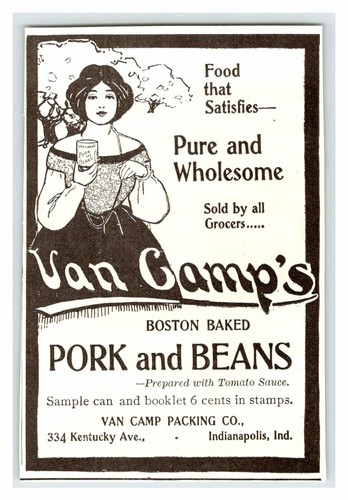 Van camp pork - van, beans