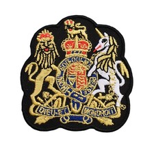 Royal Coat of Arms Embroidered