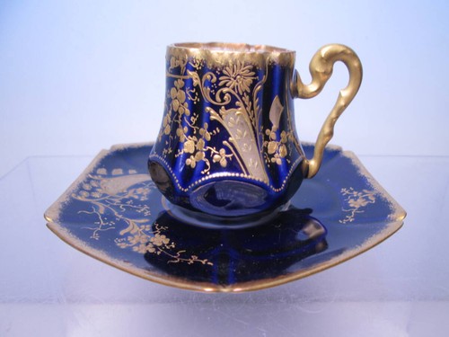 Antique limoges blue royal - antique,