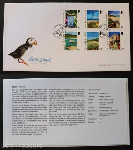 Guernsey stamps herm - guernsey, island"