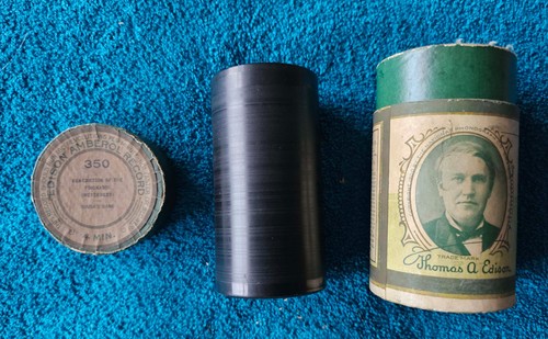 Edison amberol cylinder record - cylinder,